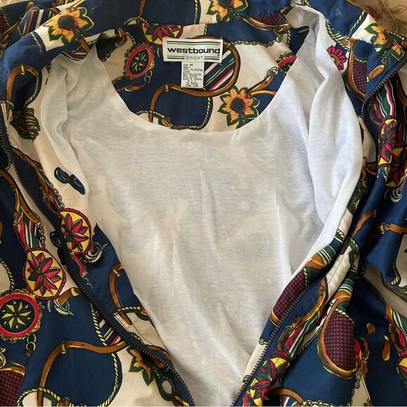 Women’s Vintage Westbound Sport Zip Up Lined Equestrian Chain Jacket Size Medium - Picture 6 of 9